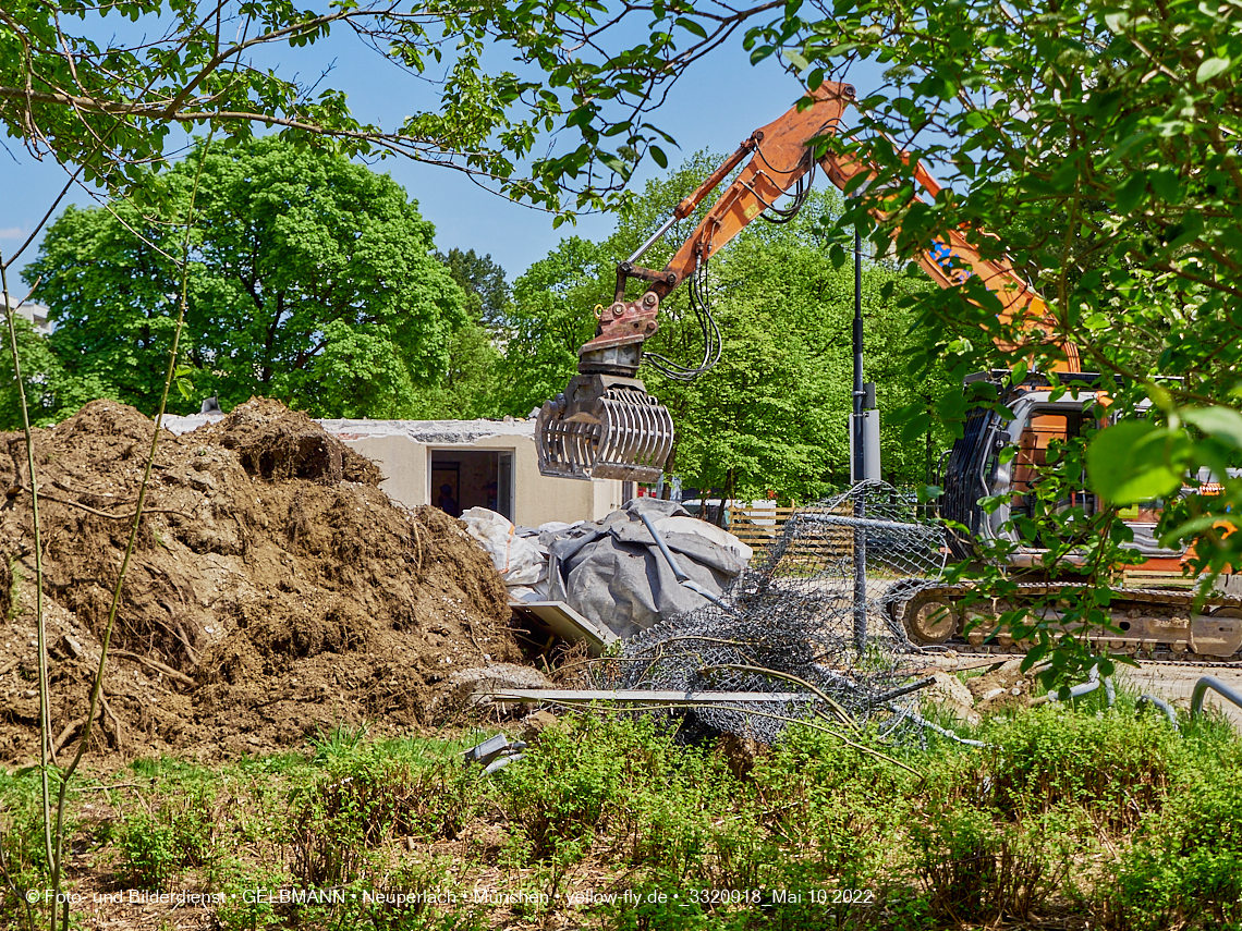 10.05.2022 - Baustelle am Haus für Kinder in Neuperlach